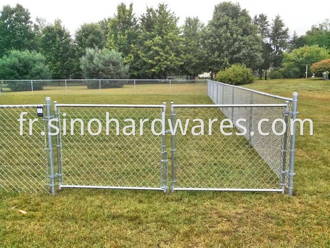 diamond chain link fence